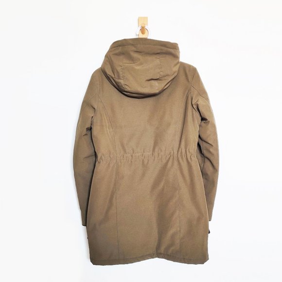 Wuxly (formerly Wully) Doe Army Green Vegan Parka - Size Small - Picture 3 of 15